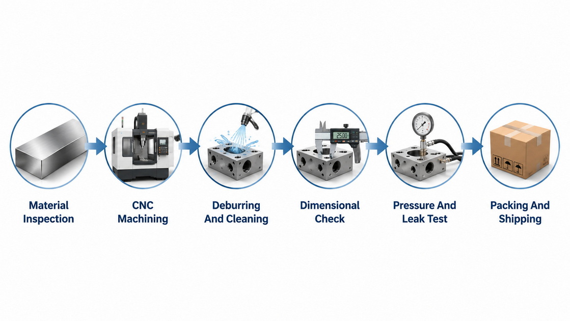 Hydraulic Manifold Quality Control Workflow Hydraulic Manifold Quality Control Workflow