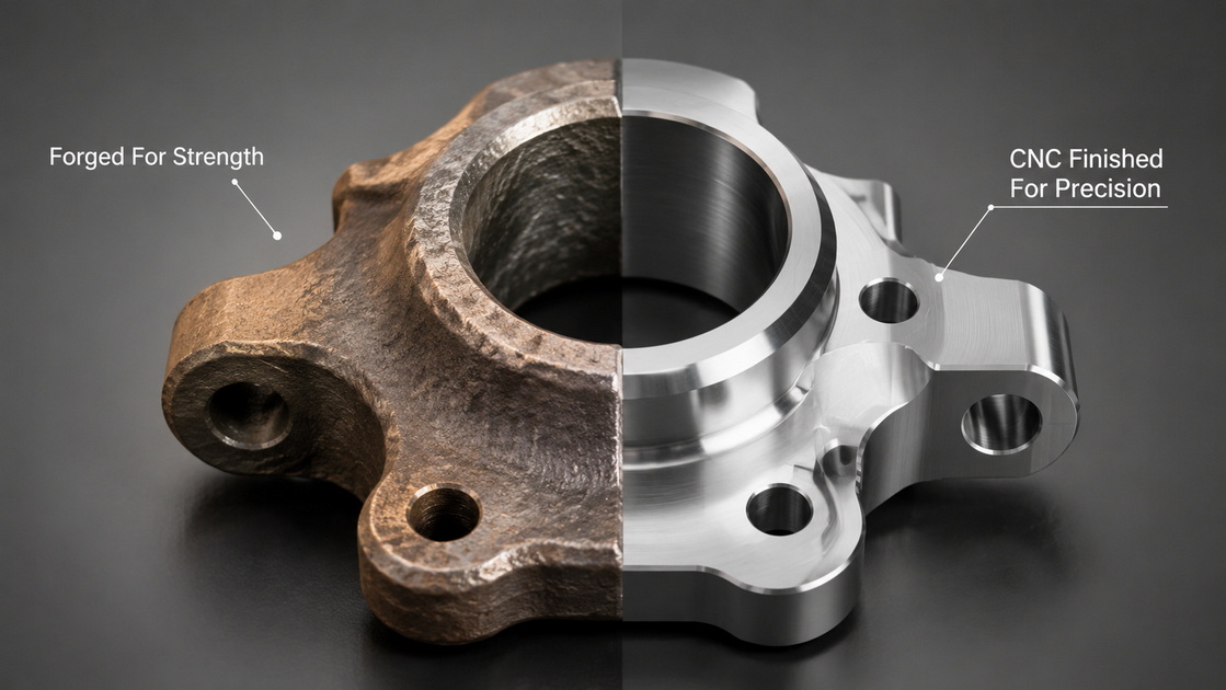 Forged Blank With CNC Finished Surfaces Forged Blank With CNC Finished Surfaces