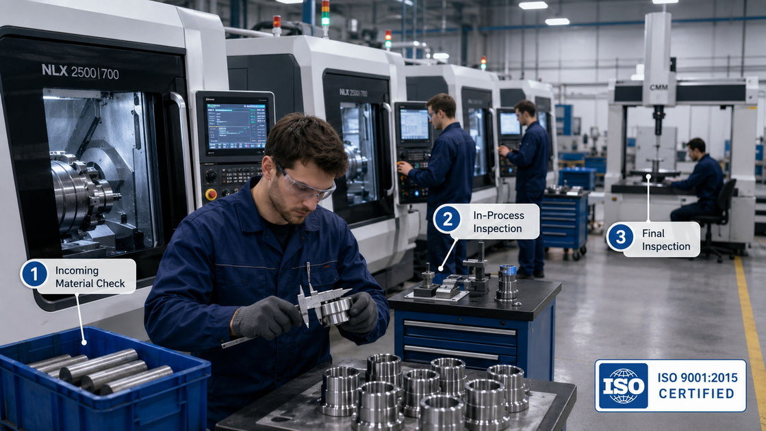 CNC Turning Production Line And Quality Control CNC Turning Production Line And Quality Control