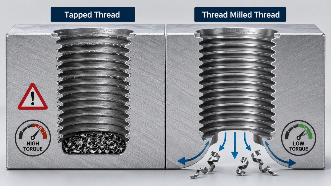 Large Hole Thread Quality Comparison Large Hole Thread Quality Comparison