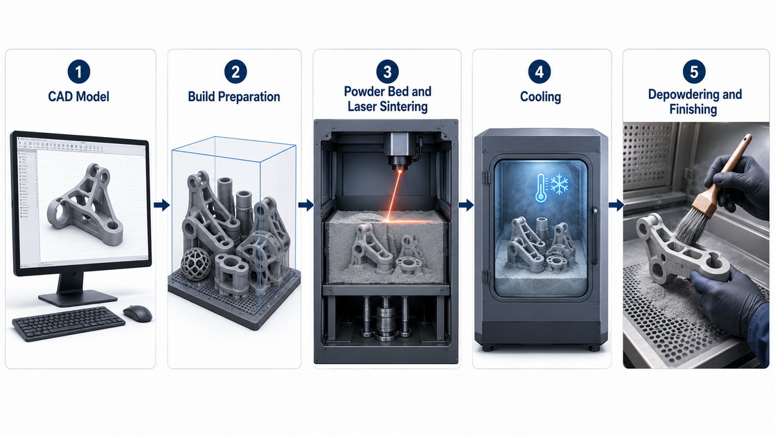 SLS 3D Printing Workflow SLS 3D Printing Workflow