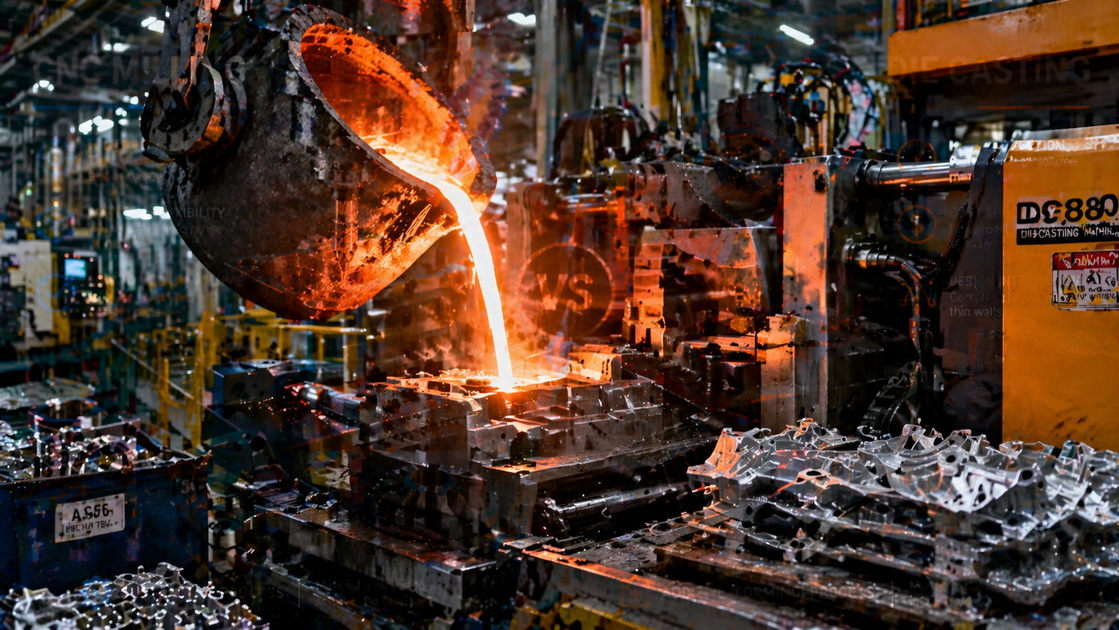 Die Casting Mass Production Scene Die Casting Mass Production Scene