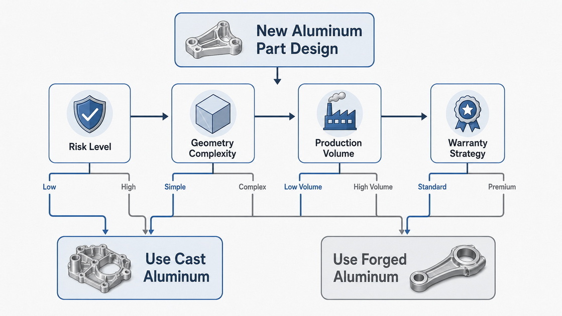 Aluminum Process Decision Flowchart Aluminum Process Decision Flowchart