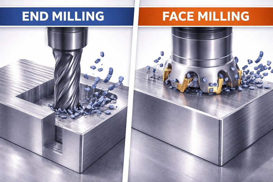 End Milling Vs Face Milling Comparison End Milling Vs Face Milling Comparison