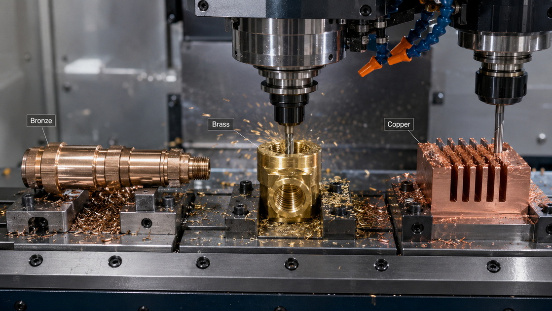 CNC Machining Bronze Brass Copper CNC Machining Bronze Brass Copper