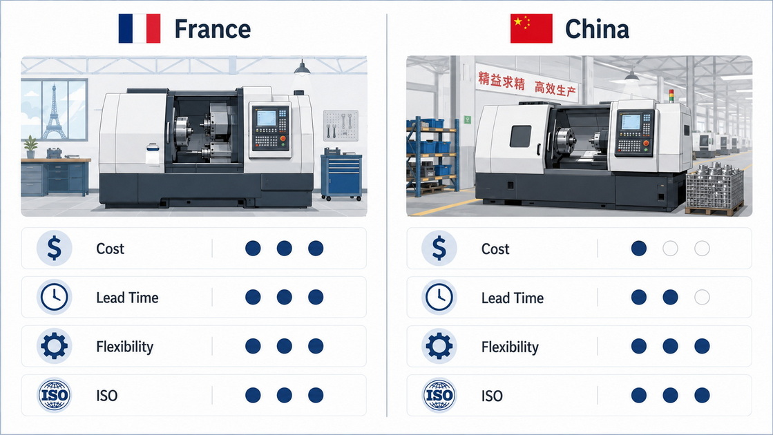 CNC Supplier Comparison France And China CNC Supplier Comparison France And China
