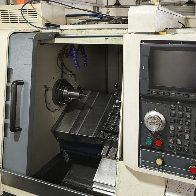 CNC lathes on the first floor