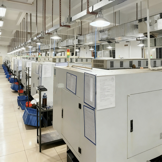CNC lathes on the first floor