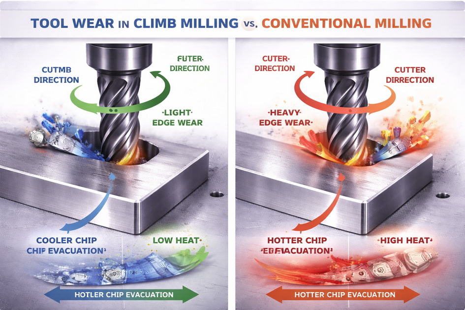 Tool Wear Difference Illustration