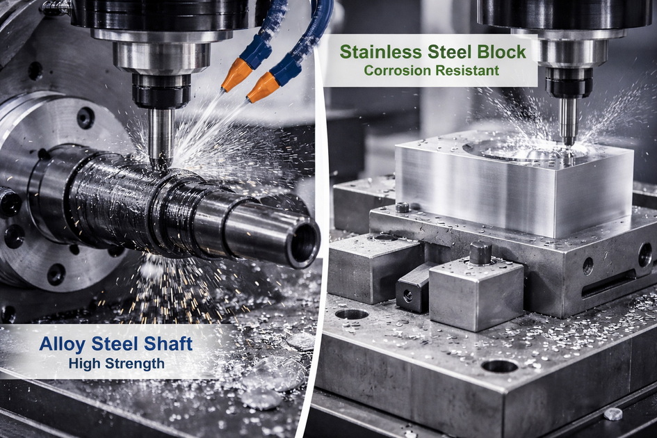 CNC Machining Alloy And Stainless Steel Parts