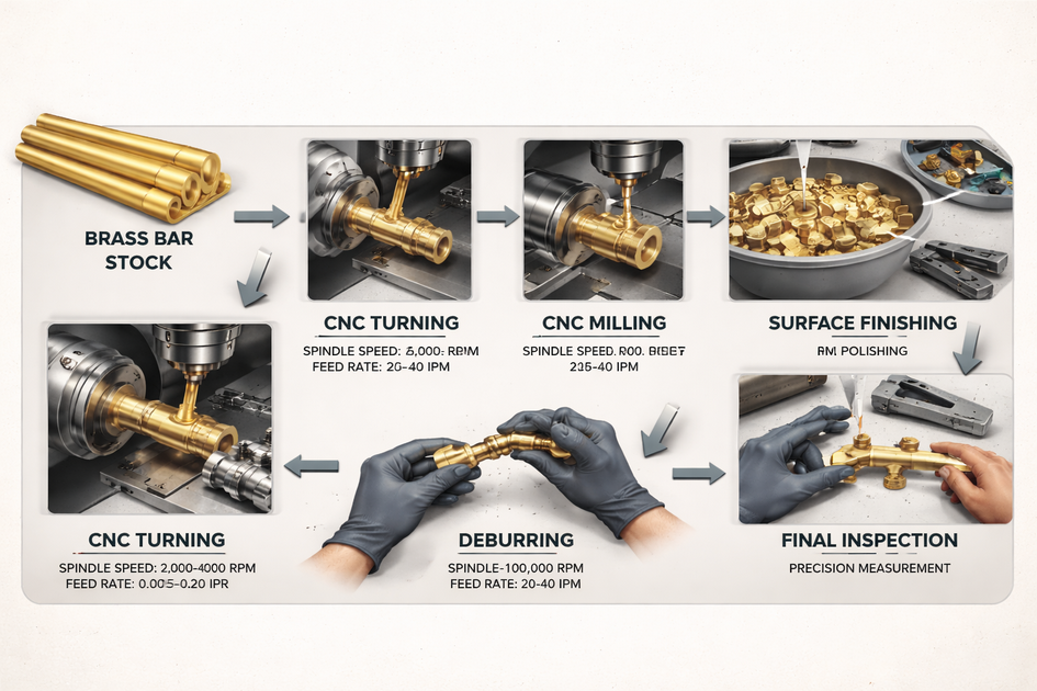 Brass CNC Process And Parameters