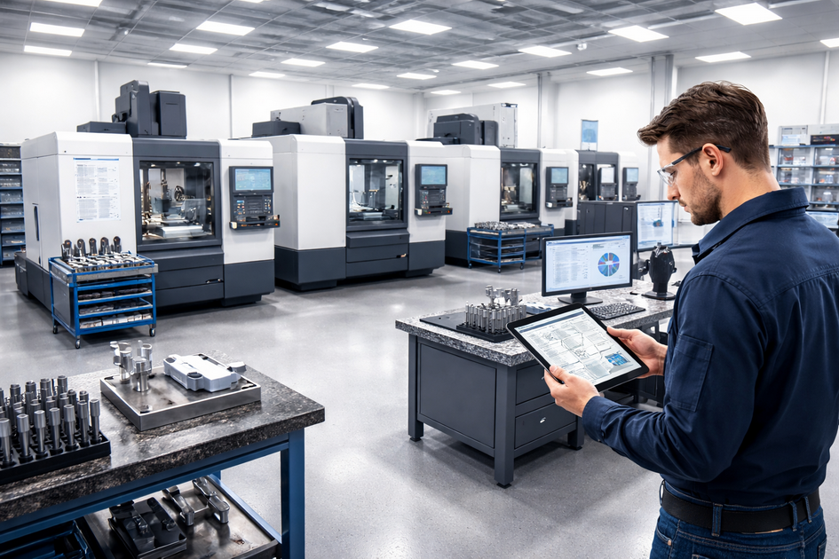 Modern Cnc Machining Cell