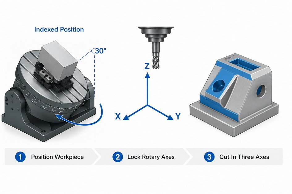 How 3 Plus 2 Axis Machining Works