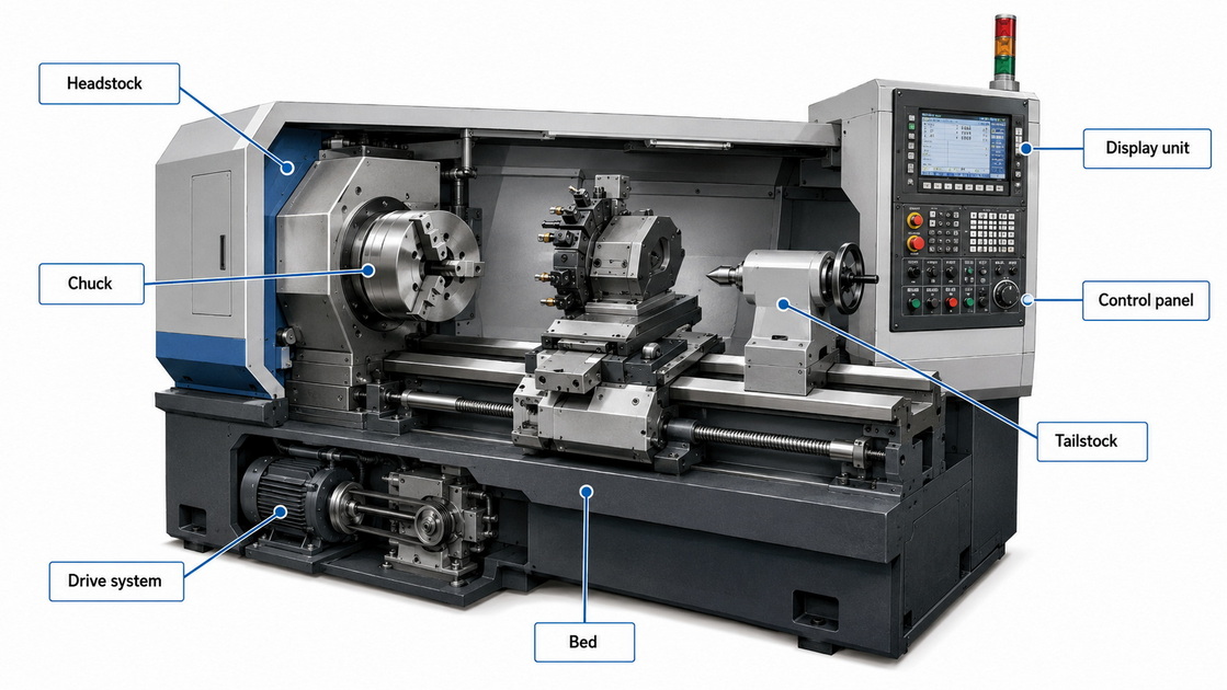 CNC Machine Main Components
