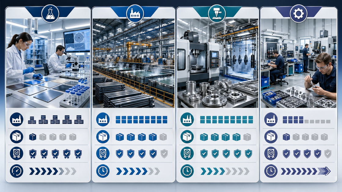 Supplier Comparison Table Visual