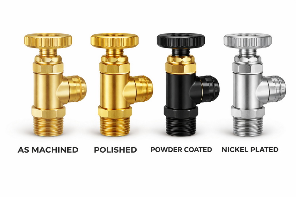 Brass Surface Finish Comparison