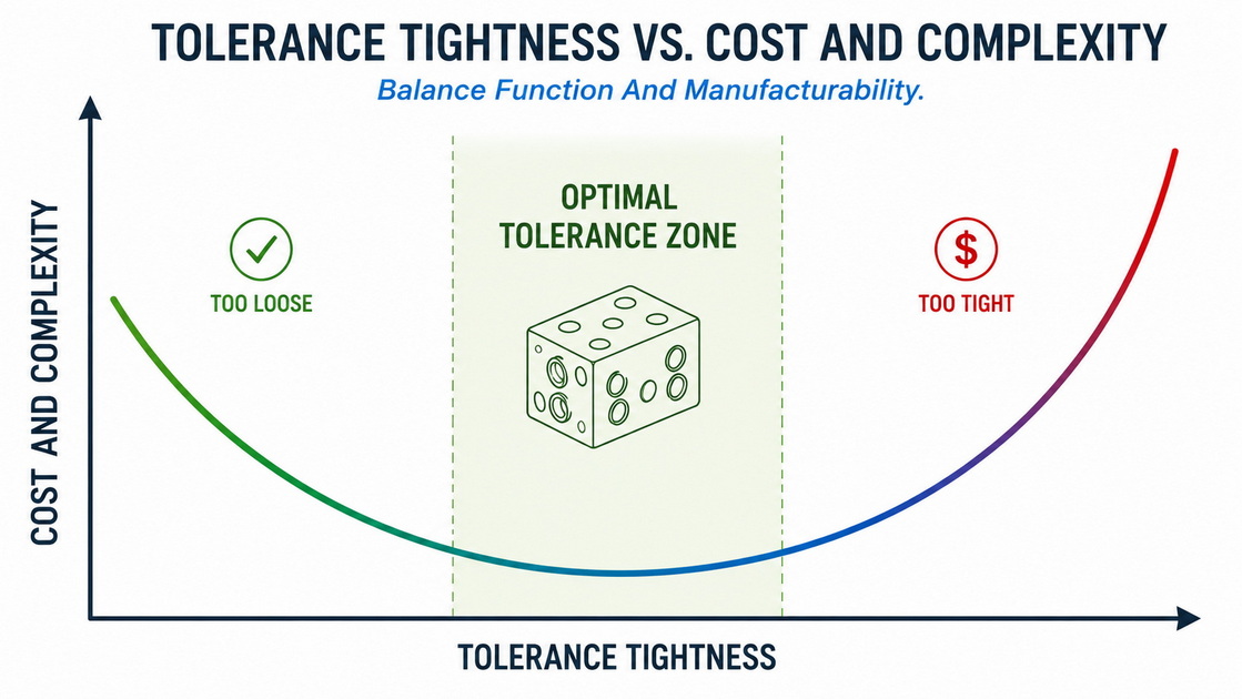 Hydraulic Manifold Tolerance And Cost Curve