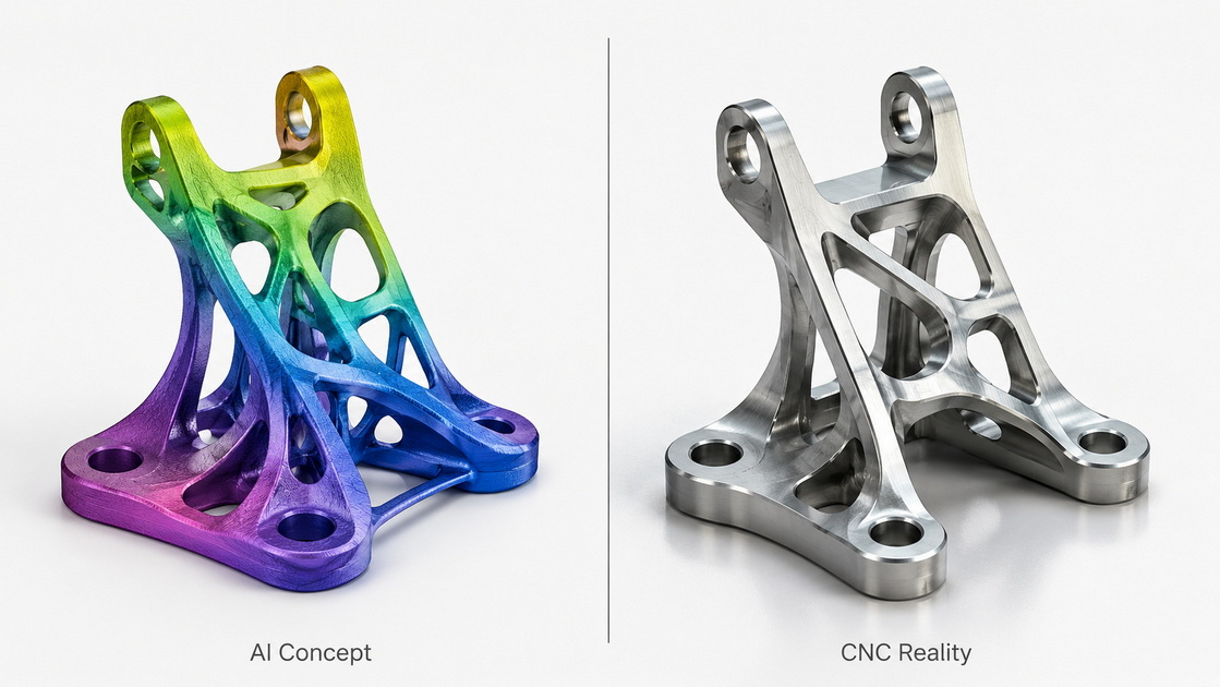 AI Generative Design And CNC Part