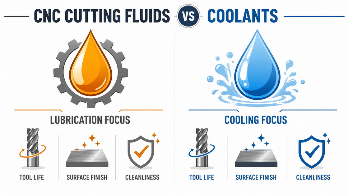 CNC Cutting Fluid Vs Coolant Overview