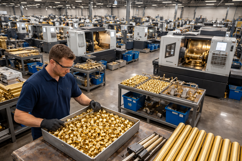 Usinage CNC du laiton&nbsp;: un guide de niveau expert pour les projets OEM et ODM de haute pr&eacute;cision