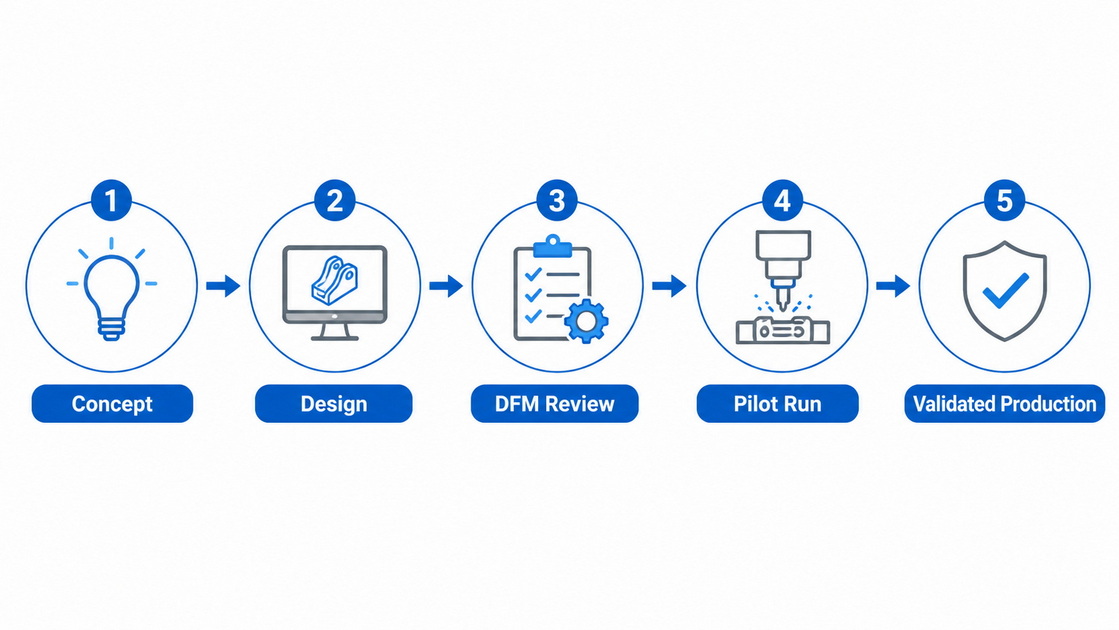 Medical CNC DFM Workflow