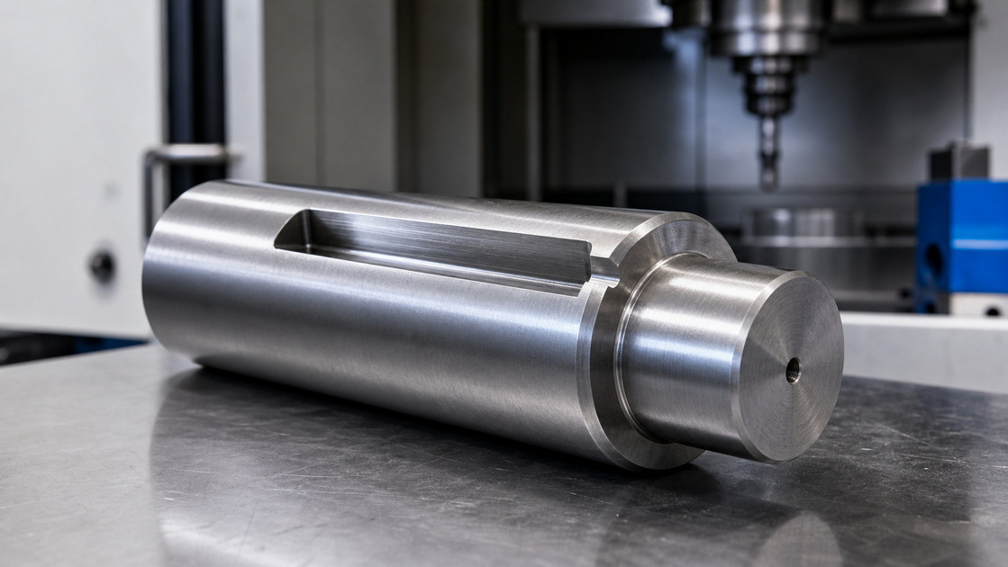 CNC Milled Keyway Detail