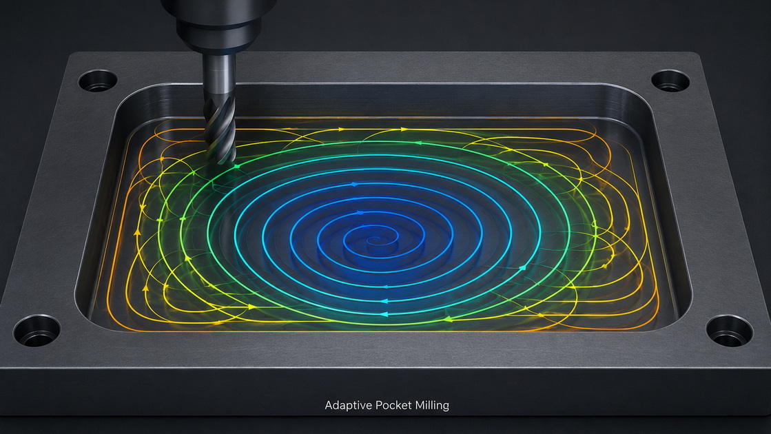 Adaptive Pocket Milling Tool Paths