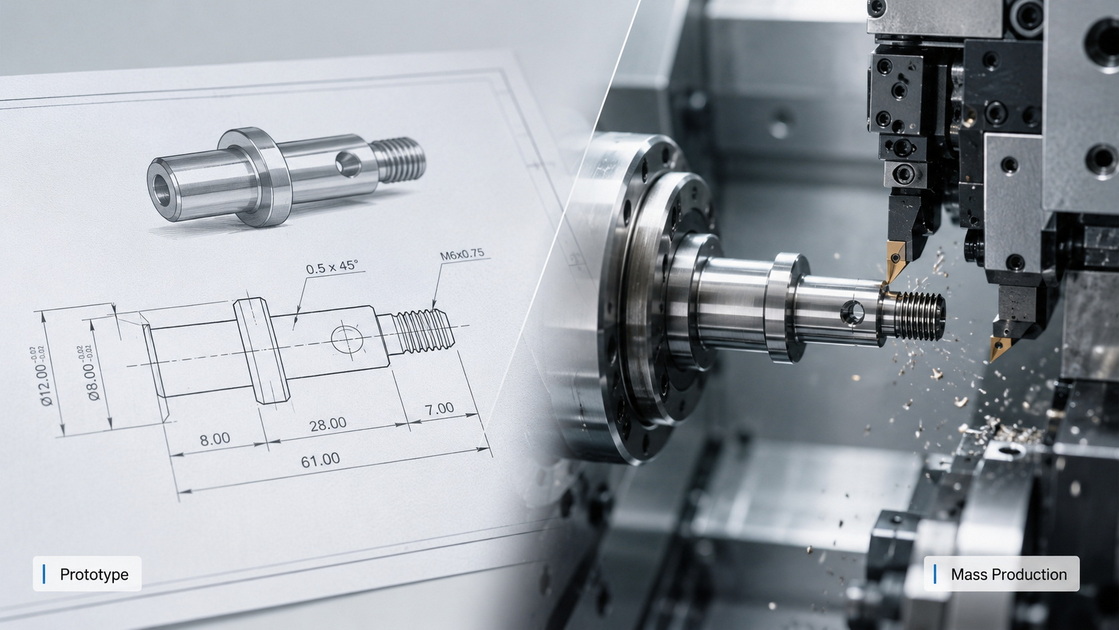 From Drawing To CNC Lathe Production