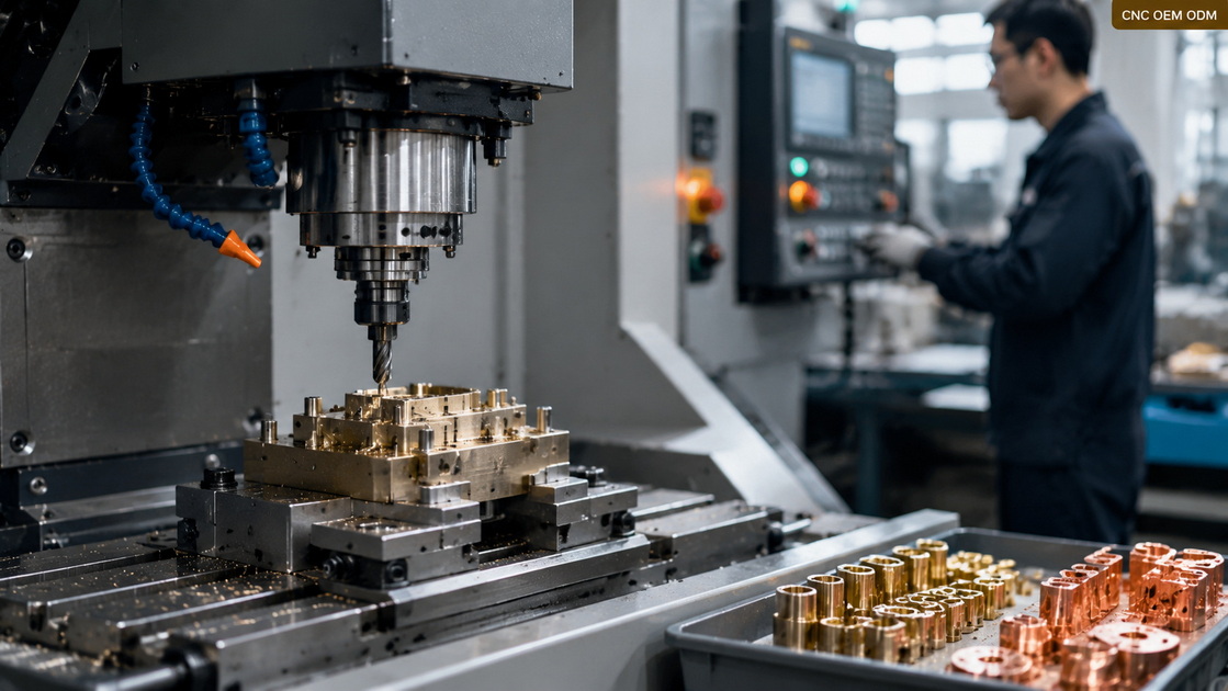 CNC Machining Brass And Copper Parts