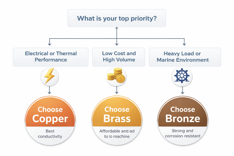 Material Selection Flow For CNC Buyers