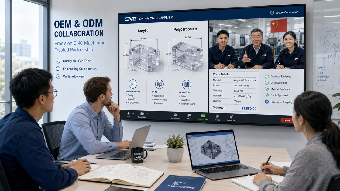 OEM ODM Plastic CNC Project Consultation