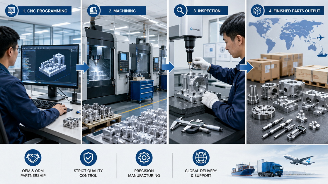 OEM CNC Precision Manufacturing Workflow