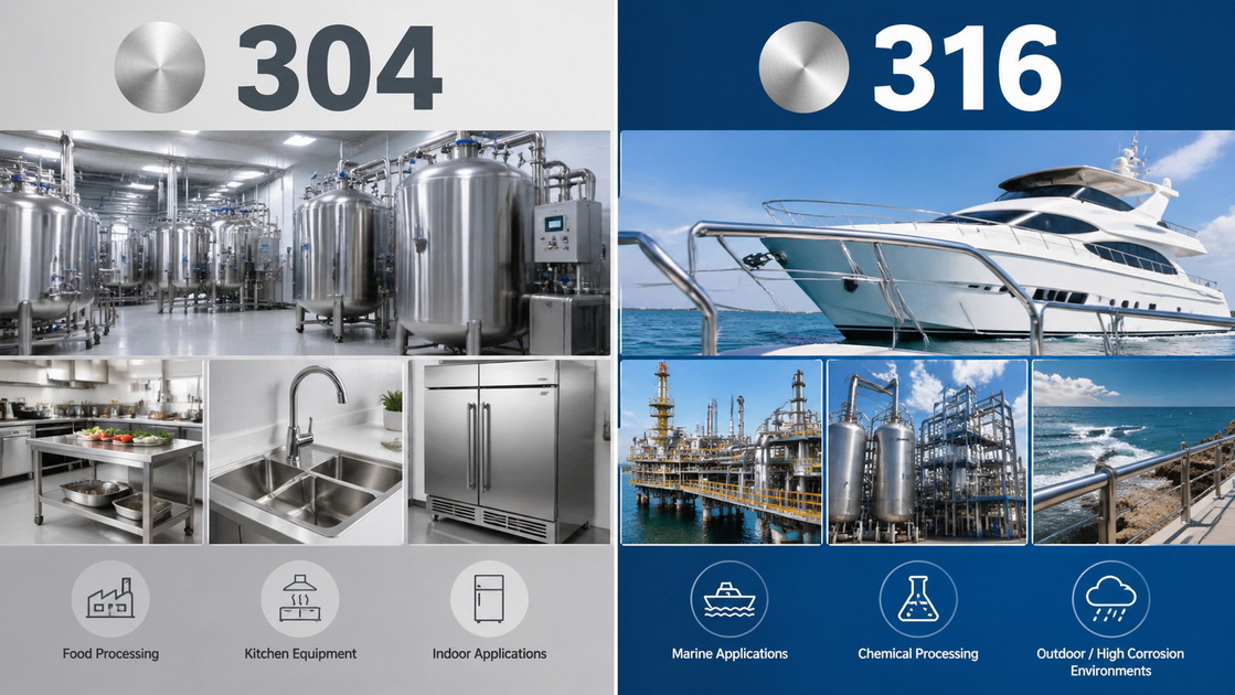 304 And 316 Application Scenarios