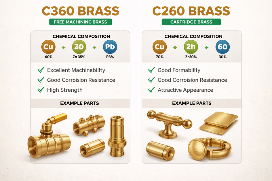 Brass CNC Grades And Applications
