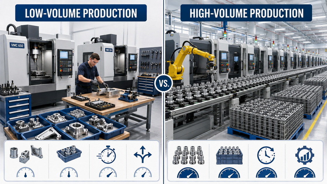 Low Volume Production Workflow Comparison