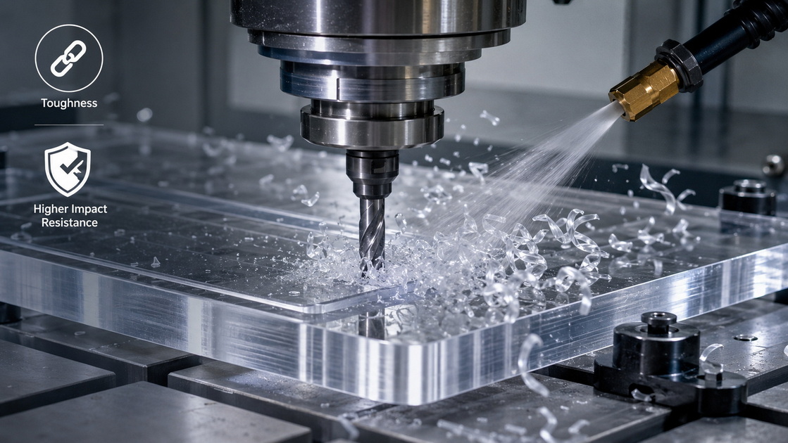 CNC Machining Polycarbonate In Action