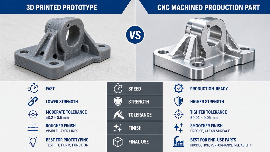 3D Printing Vs CNC Comparison